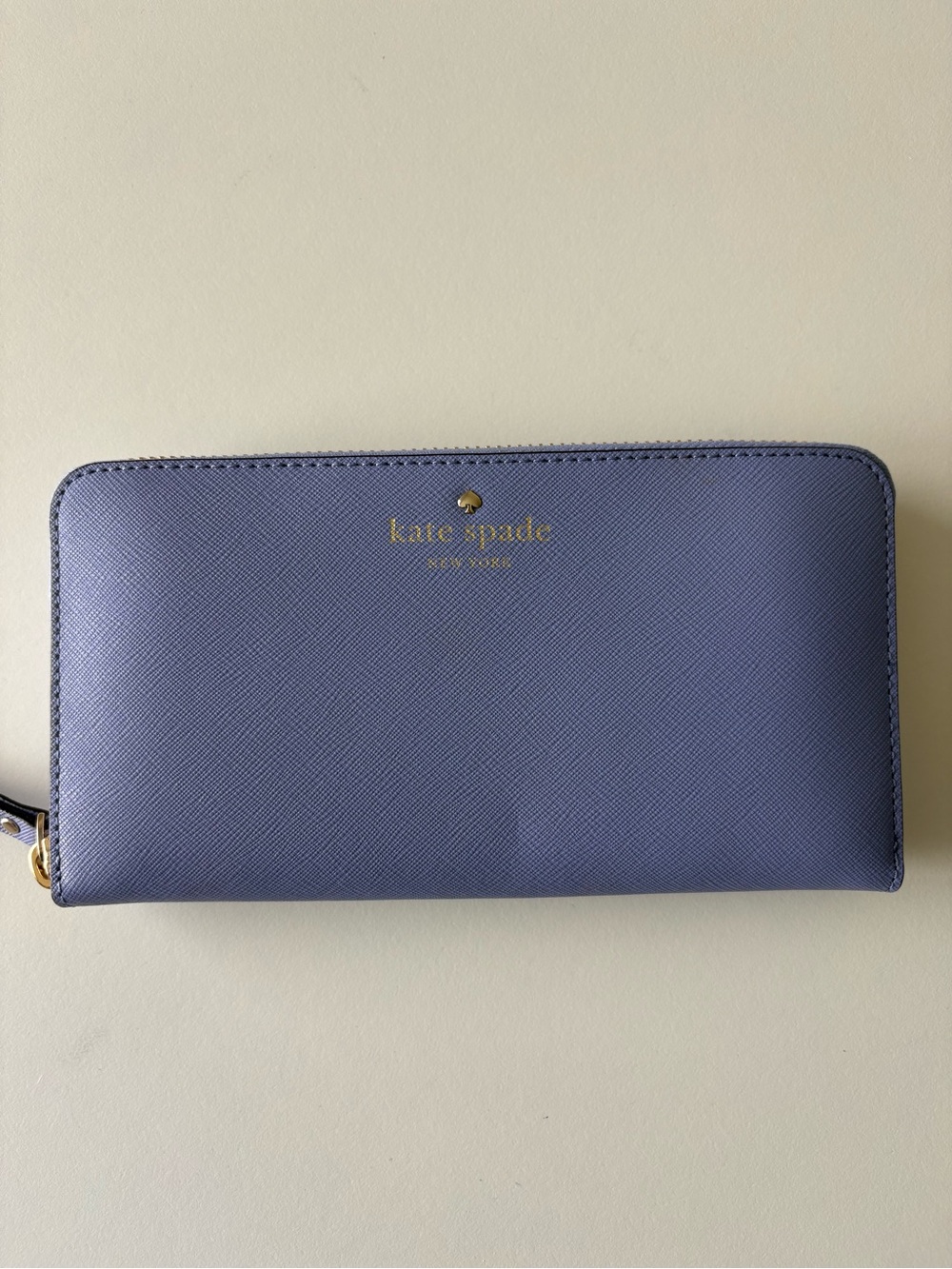 Kate Spade New York Cedar Street Lacey Zip Around Wallet in Thistle - NWT